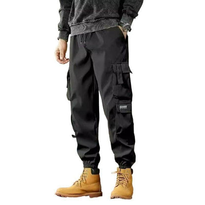 Casual Sports Loose Ankle-banded Versatile Cargo pant trouser Men - www.Shopthatapp.com