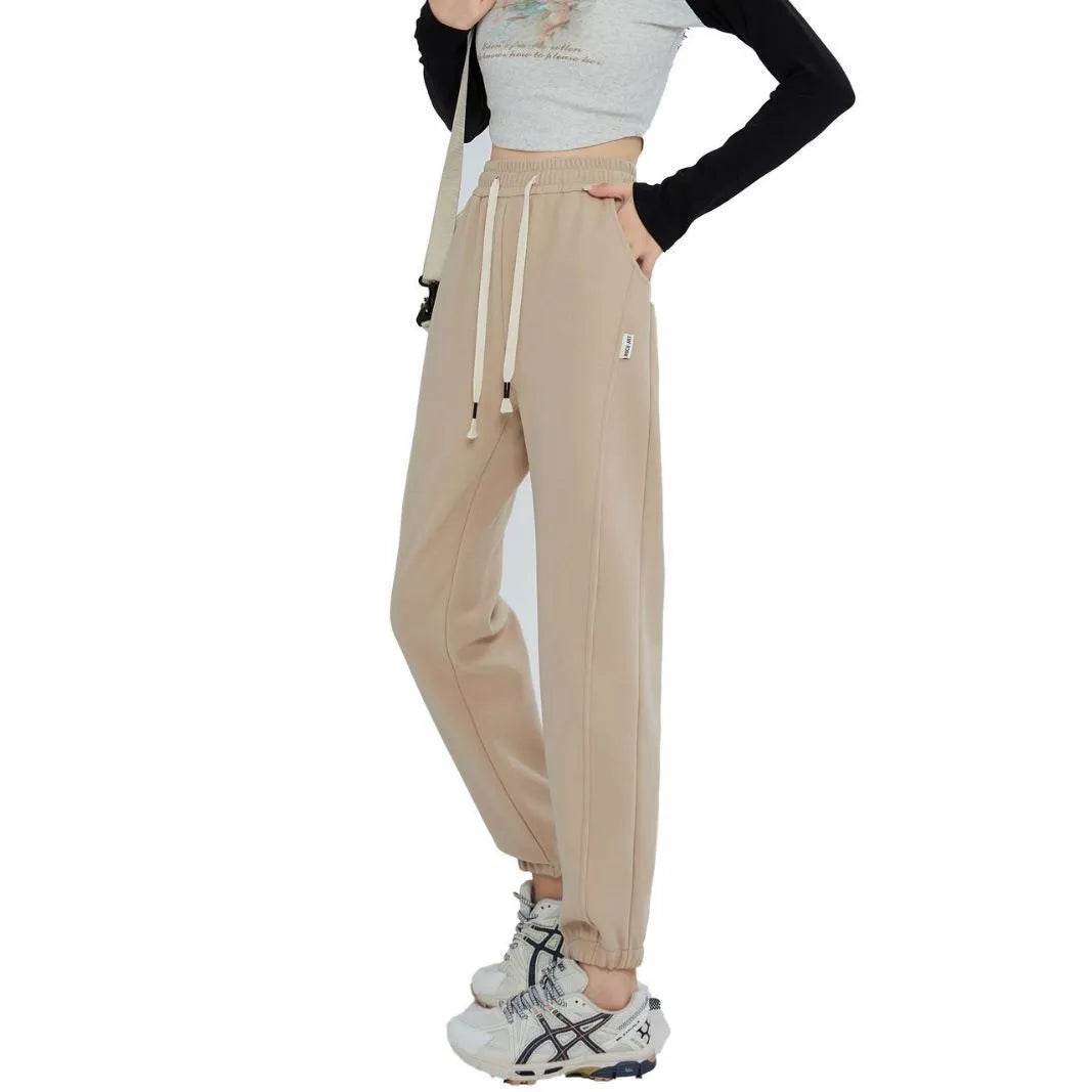 Fleece-lined Thickened Windproof Trousers Casual Pants For Women - www.Shopthatapp.com