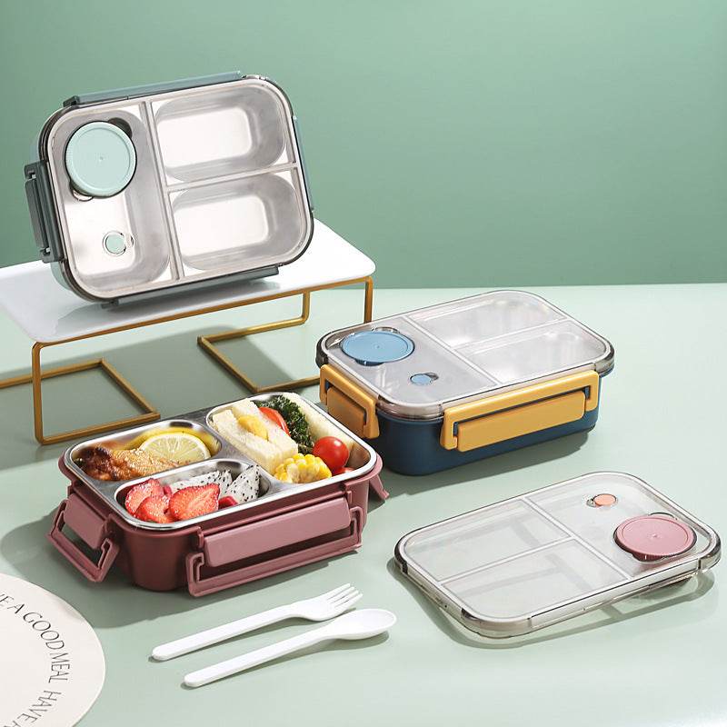 304 Stainless Steel Sealed Insulated Bento Lunch Box for Kids - www.Shopthatapp.com