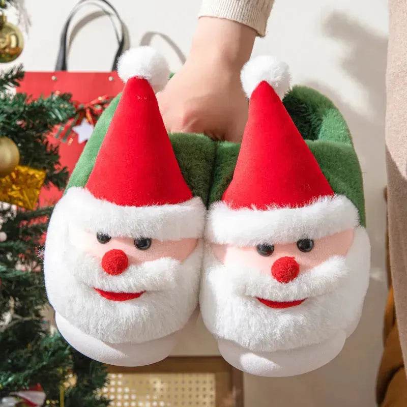 Santa Claus Home Thick-soled Non-slip Slippers - www.Shopthatapp.com