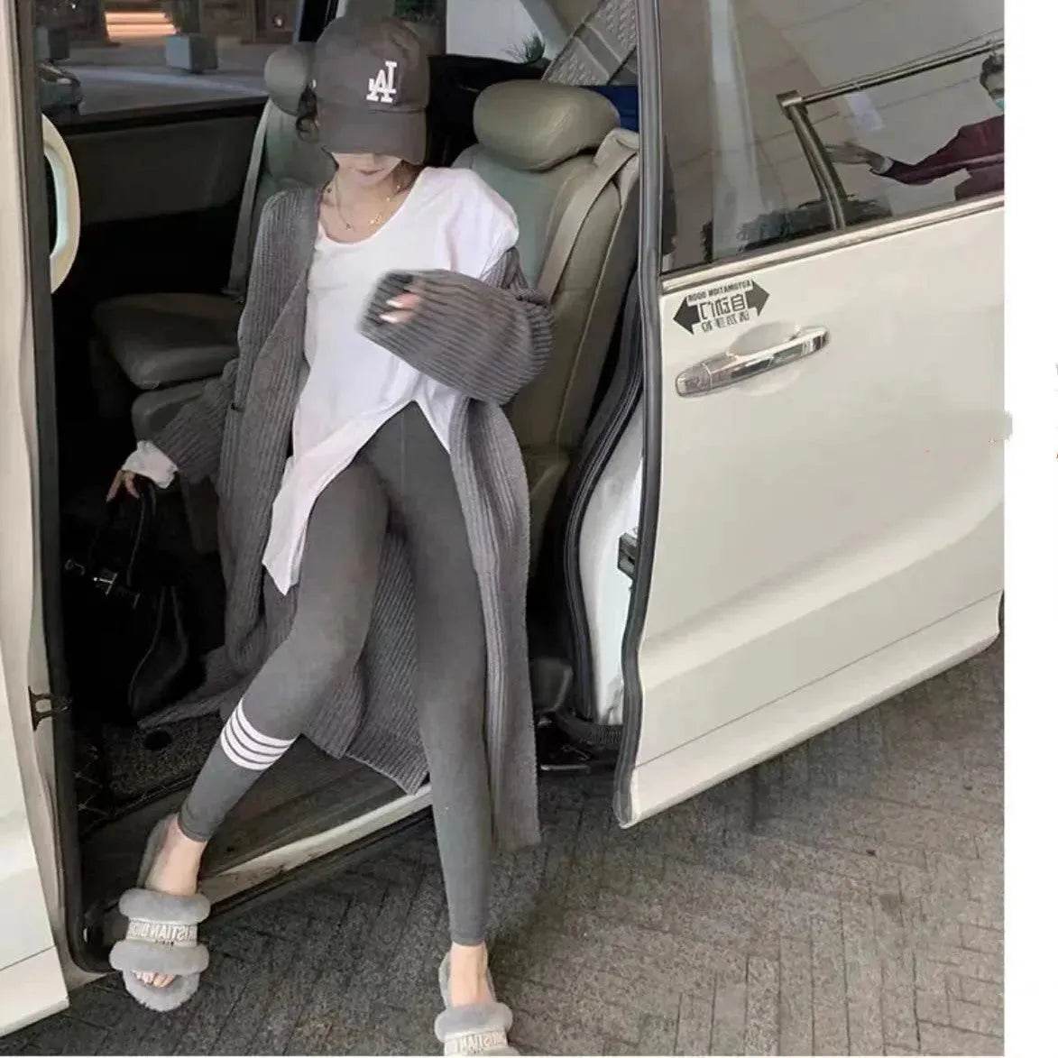 New Style Women Autumn Winter Fleece Long Kimono Sweater Jacket coat - www.Shopthatapp.com