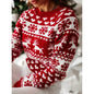 Christmas Elk Long Sleeve Knitted Sweater - www.Shopthatapp.com