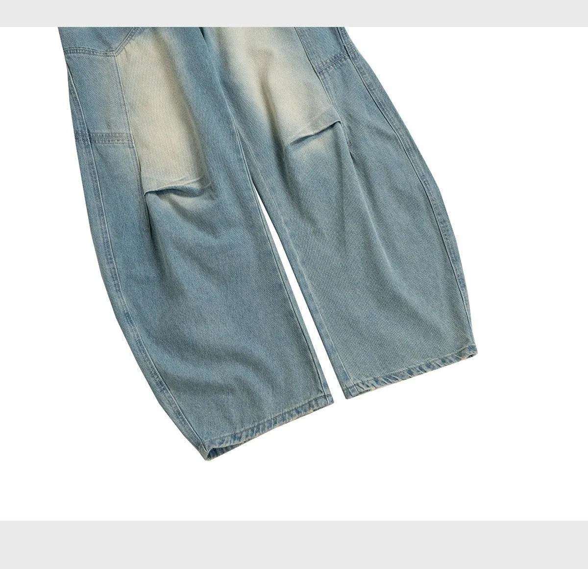 Washed Distressed Design Baggy Jeans Pant For Men And Women - www.Shopthatapp.com