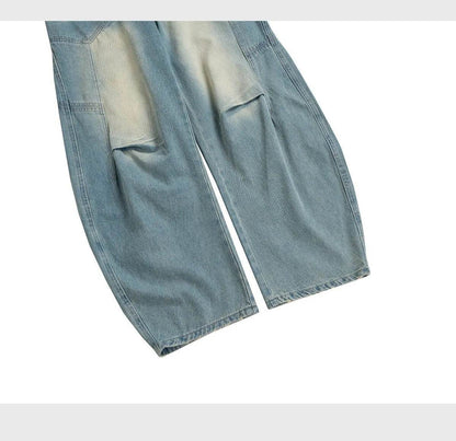 Washed Distressed Design Baggy Jeans Pant For Men And Women - www.Shopthatapp.com