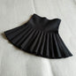 Girls Autumn Clothing Knitted Skirt High Waist Pleated Mini Skirt - www.Shopthatapp.com