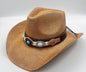Summer Outdoor Ethnic Style Felt and Straw Cowboy Hat - www.Shopthatapp.com