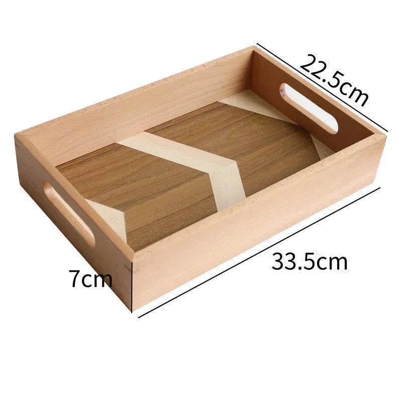 Acacia Wooden Serving Tray Decorative Tray - www.Shopthatapp.com