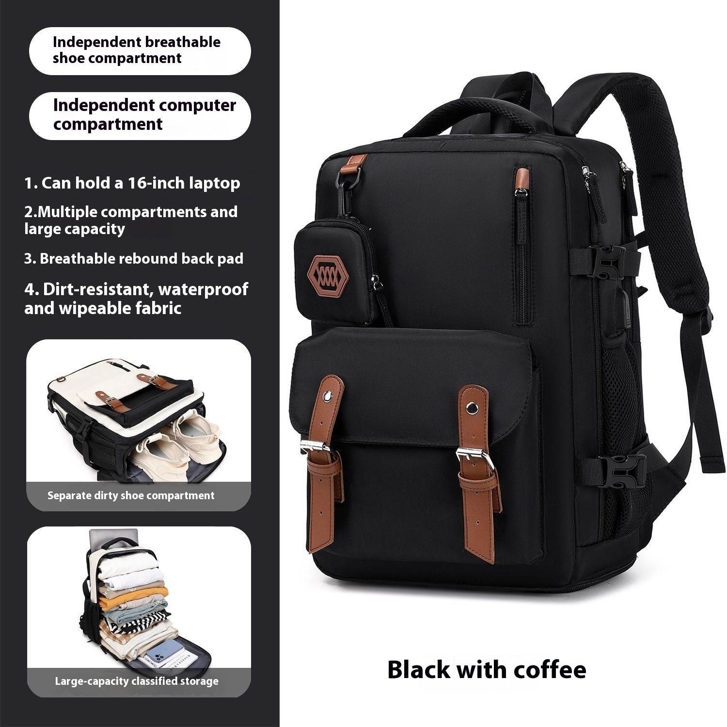 Large Capacity Schoolbag Travel Campus - www.Shopthatapp.com