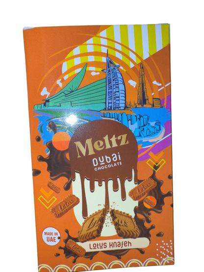 Meltz Dubai Chocolate Lotus Knafeh Flavour 75G - Dubai Edition - www.Shopthatapp.com