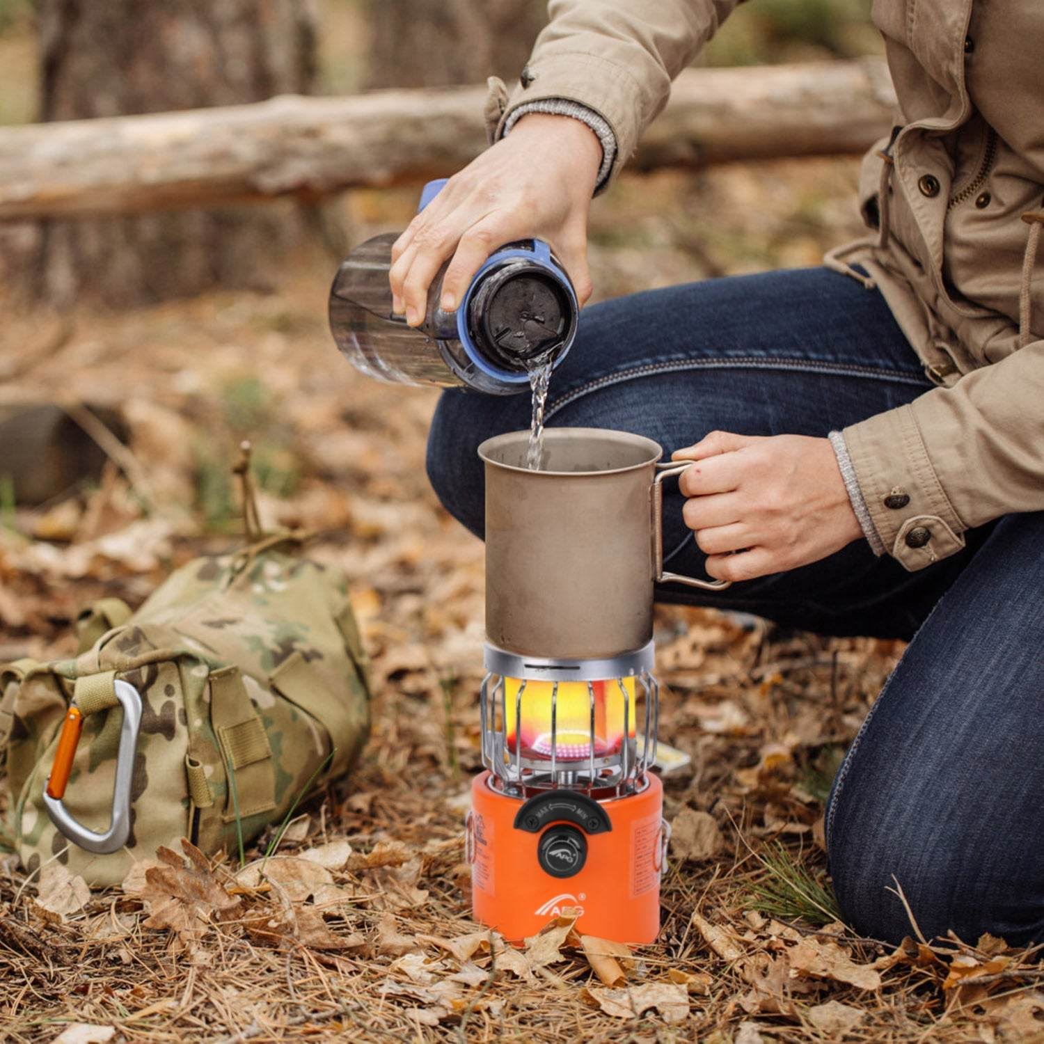 Portable Hiking Camping Outdoor Cooking Gas stove - www.Shopthatapp.com