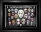 Hockey Goalie Masks Through the Decades Framed Print - www.Shopthatapp.com