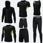 Compression Sport Fitness Workout Gym Outfit 7pcs set for men