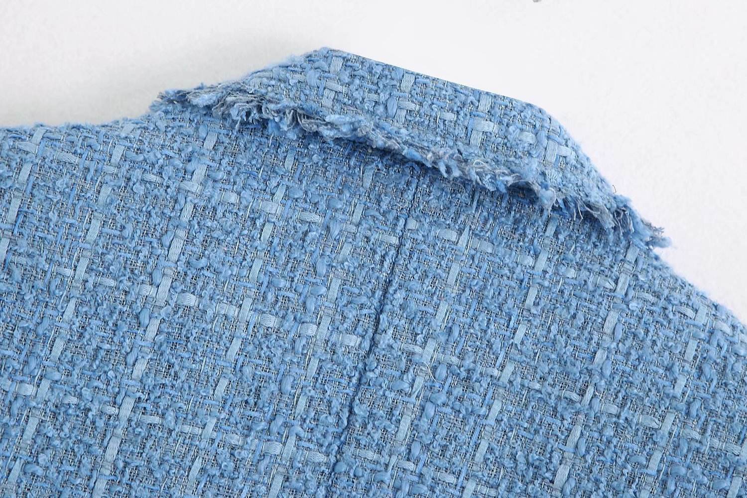 Retro loose suit tweed women's blazer jacket casual women streetwear - www.Shopthatapp.com