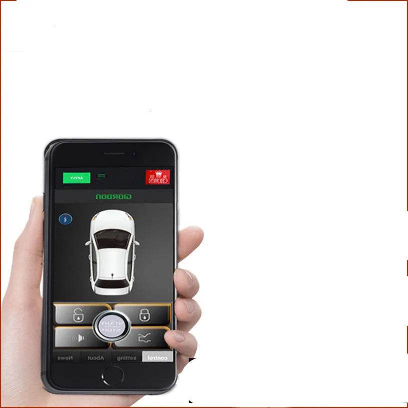 Car Intelligent Induction Keyless Entry GSM Mobile Phone Operated Car Remote Control Anti-theft Device - www.Shopthatapp.com