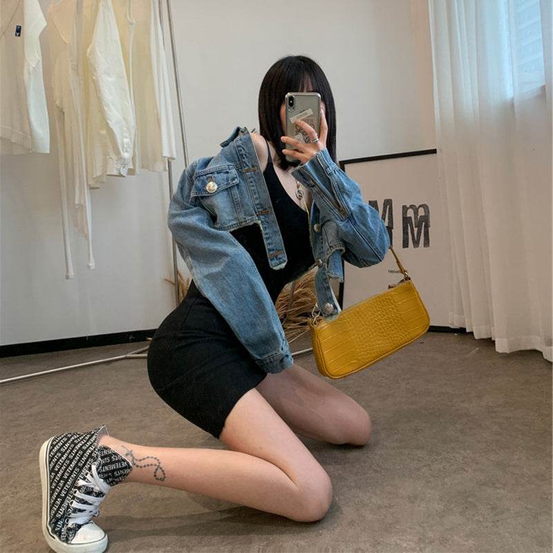 Jacket for Women – Stylish Acrylic Fiber Blue Design - www.Shopthatapp.com