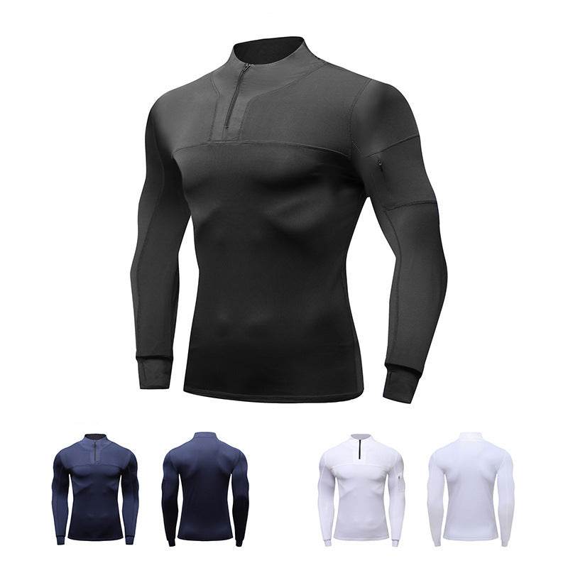 Outdoor Muscle Fitted Tactics Workout T-shirt Long Sleeve Sports Quick-drying top - www.Shopthatapp.com