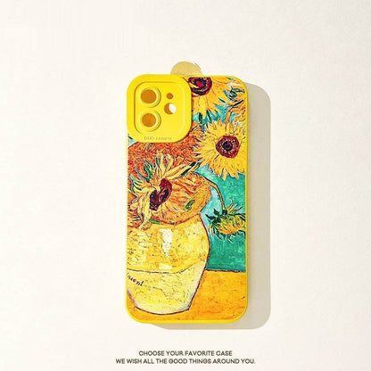Sunflower silicone IPhone14 Case women - www.Shopthatapp.com