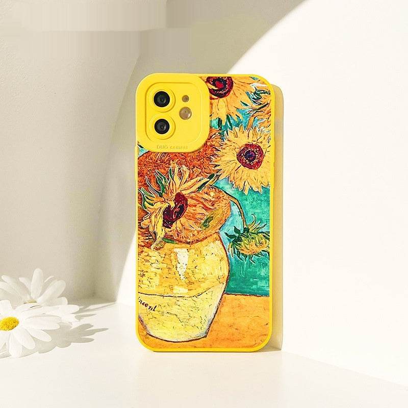 Sunflower silicone IPhone14 Case women - www.Shopthatapp.com