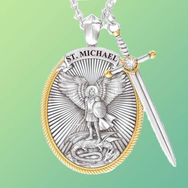 Protection Shield Western Mythology Faith Necklace - www.Shopthatapp.com