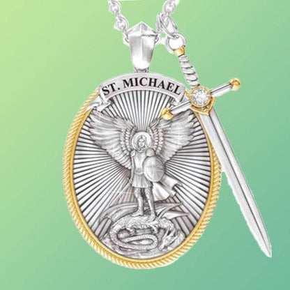 Protection Shield Western Mythology Faith Necklace - www.Shopthatapp.com