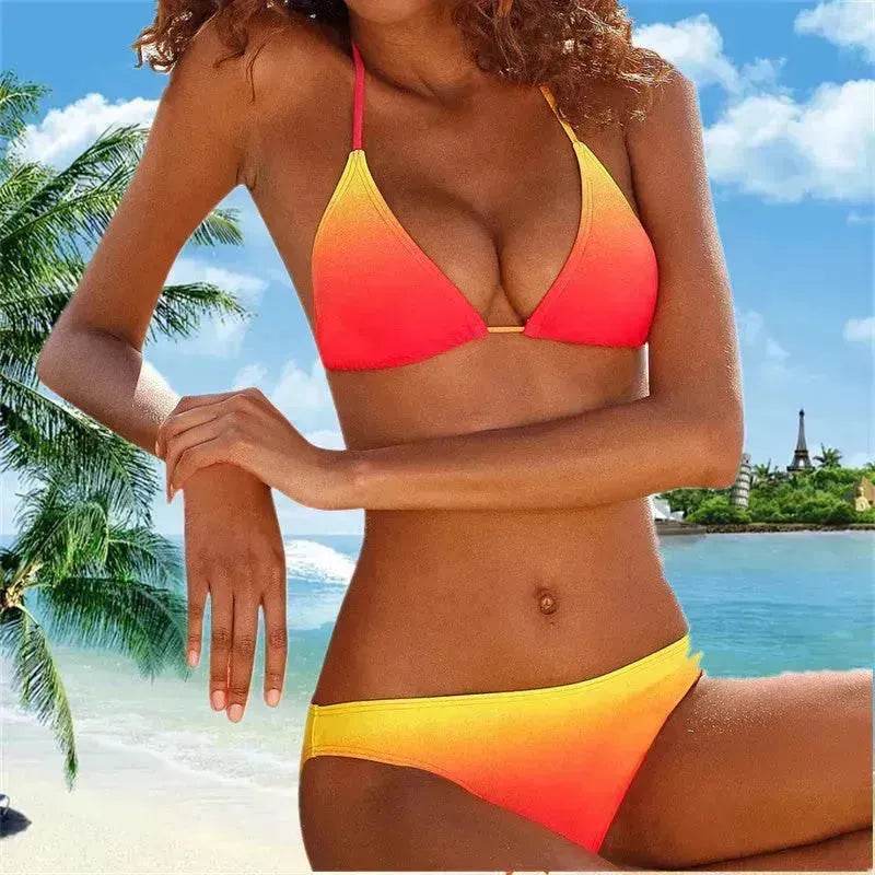 Swimsuit Women's Gradient Series Split Swimsuit Bikini - www.Shopthatapp.com