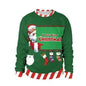 Ugly Christmas Sweater For gift Santa Deer Elf Funny Pullover - www.Shopthatapp.com