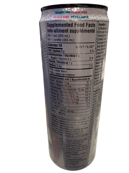 Celsius Peach Vibe Zero Sugar Energy Drink 355ML - Canadian Edition - www.Shopthatapp.com