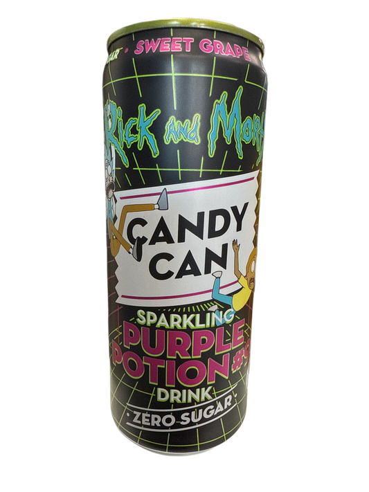 Candy Can Rick And Mortys Halloween Purple Potion Zero Sugar Sweet Grape Flavour 330ML - Canadian Edition - www.Shopthatapp.com