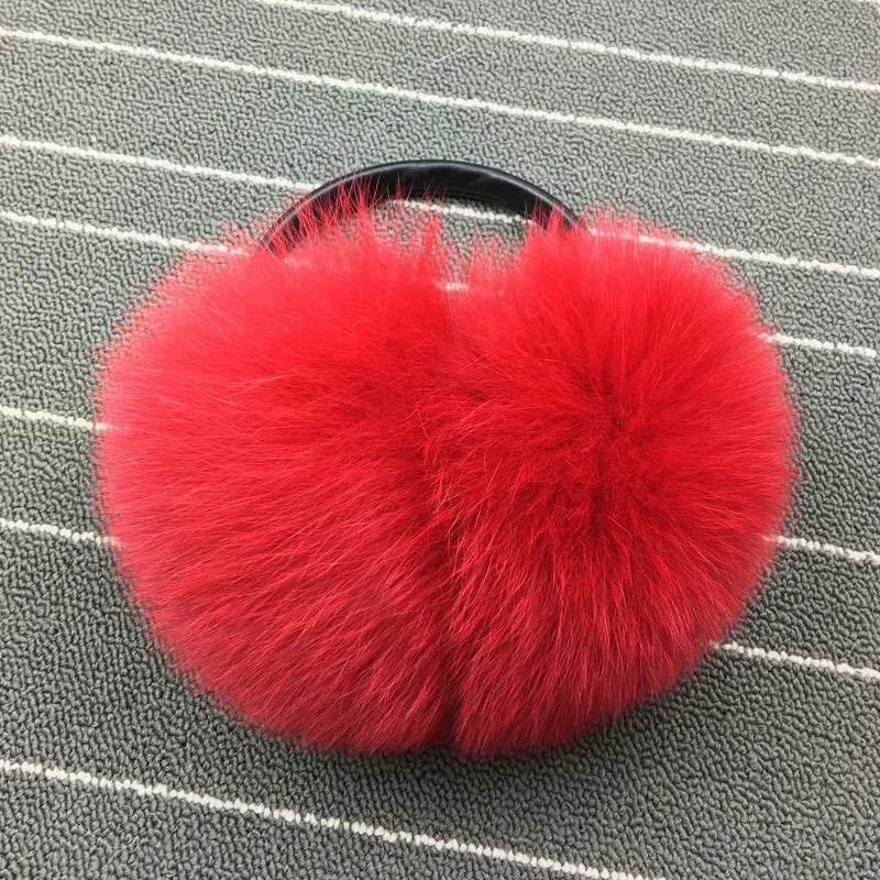 Warm Whole Skin Fox Earmuff Earmuffs Female - www.Shopthatapp.com