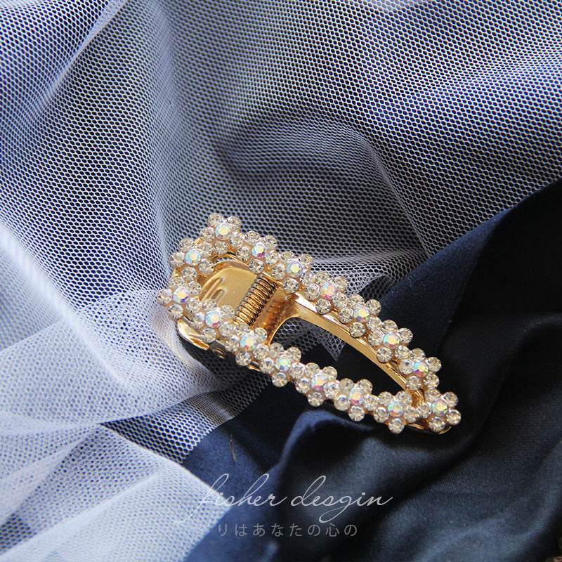 Rhinestone Bling hair clip women - www.Shopthatapp.com