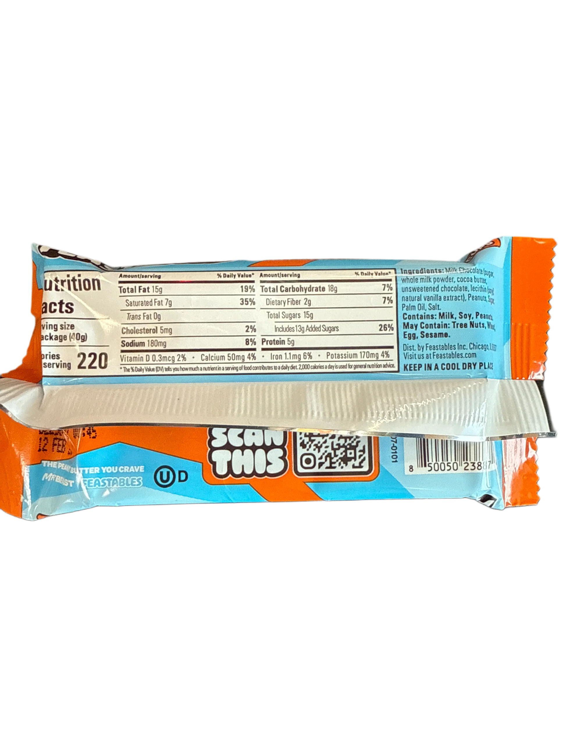 Feastables Mr Beast Creamy Peanut Butter Cups 40G - U.S Edition - www.Shopthatapp.com