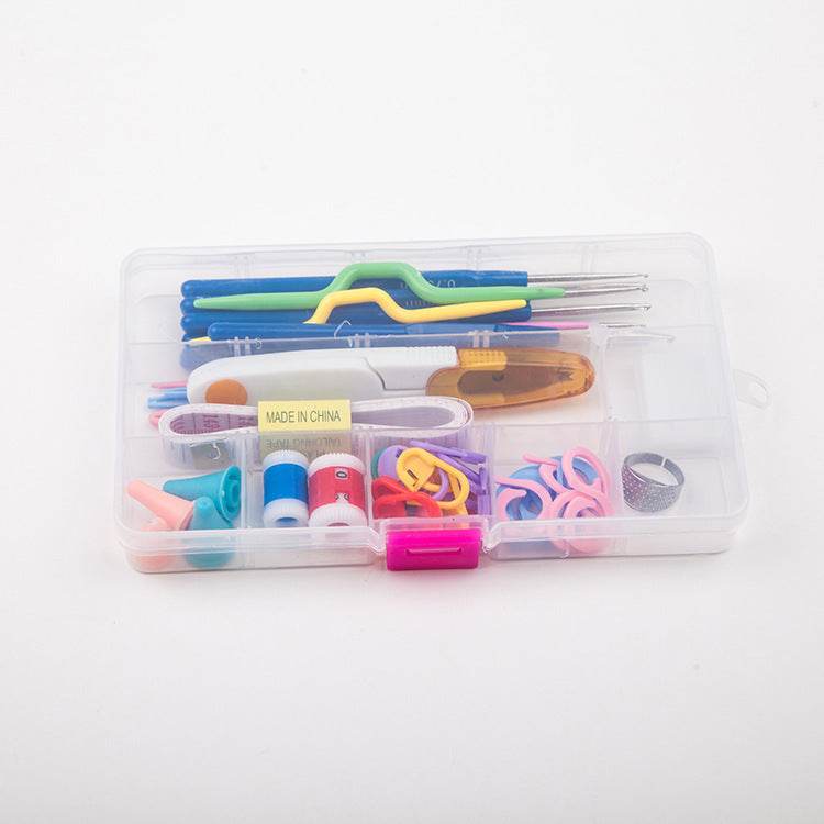 Crochet Set Handmade Wool Crochet Crochet Tool Set Combination Bag Metal Aluminum Yarn Needle - www.Shopthatapp.com