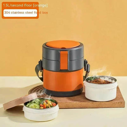 304 Stainless Steel Large Capacity Vacuum Thermal Insulated Lunch Box - www.Shopthatapp.com