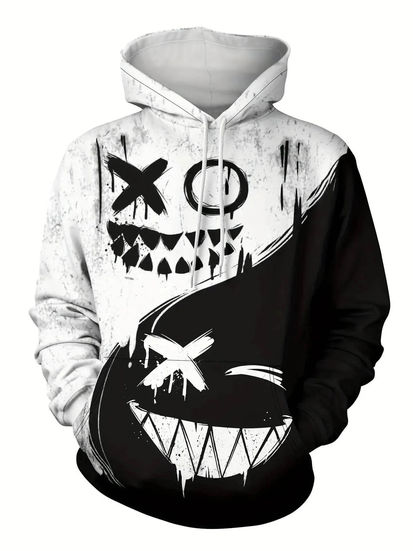Autumn Winter Halloween Inspired Hoodie Sweatshirt Pullover tops for men - www.Shopthatapp.com