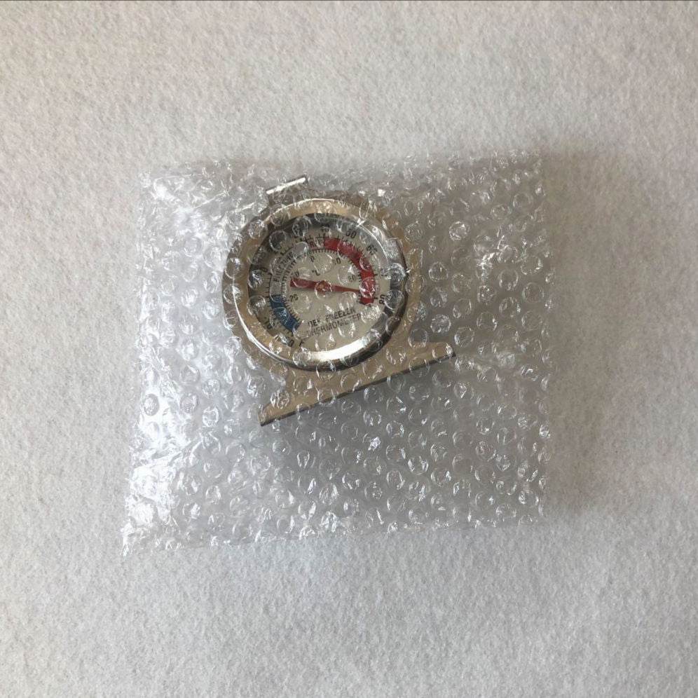 Stainless Steel Refrigerator freezer thermometer - www.Shopthatapp.com