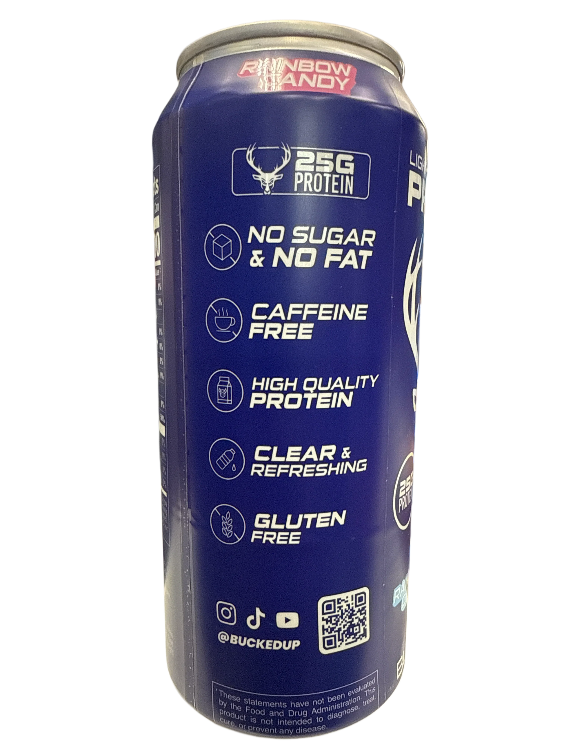 Bucked Up Lightly Carbonated Protein Rainbow Candy Flavoured 473ML - U.S Edition - www.Shopthatapp.com