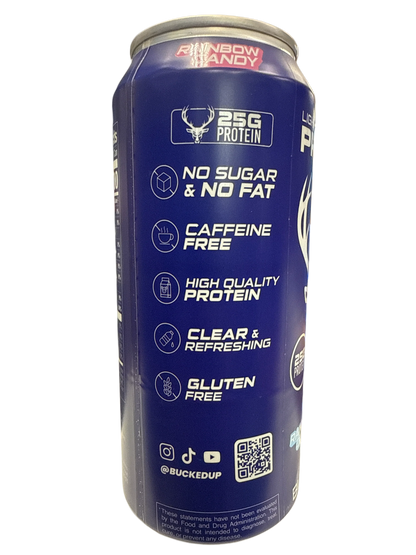 Bucked Up Lightly Carbonated Protein Rainbow Candy Flavoured 473ML - U.S Edition - www.Shopthatapp.com