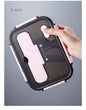 Portable Kids Bento Plastic Lunch Box with Cutleries - www.Shopthatapp.com