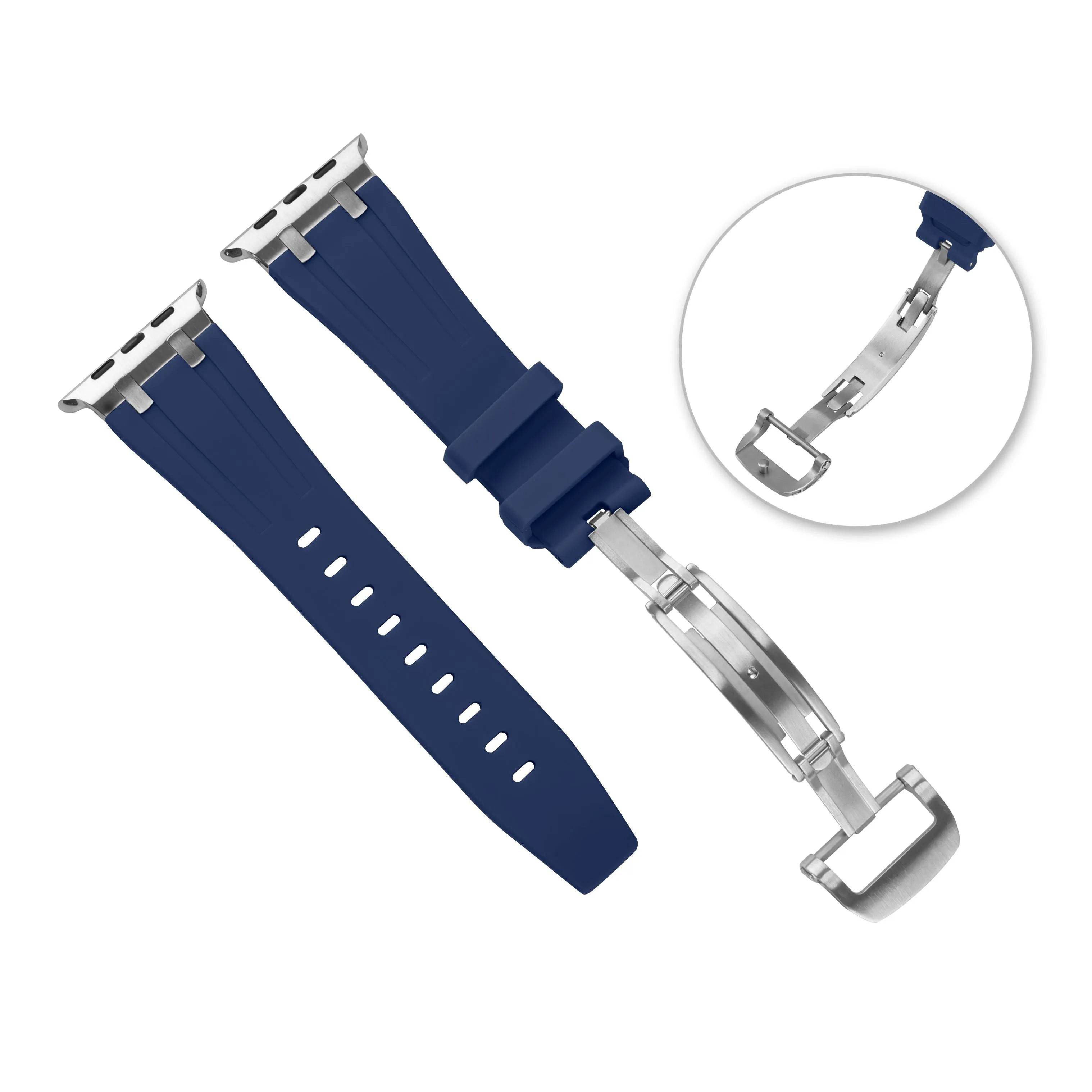 Liquid Silicone Sports Oak Butterfly Watch-buttom Strap - www.Shopthatapp.com