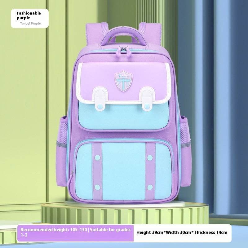 British Style Children Spine Protection water resistant Backpack for School - www.Shopthatapp.com