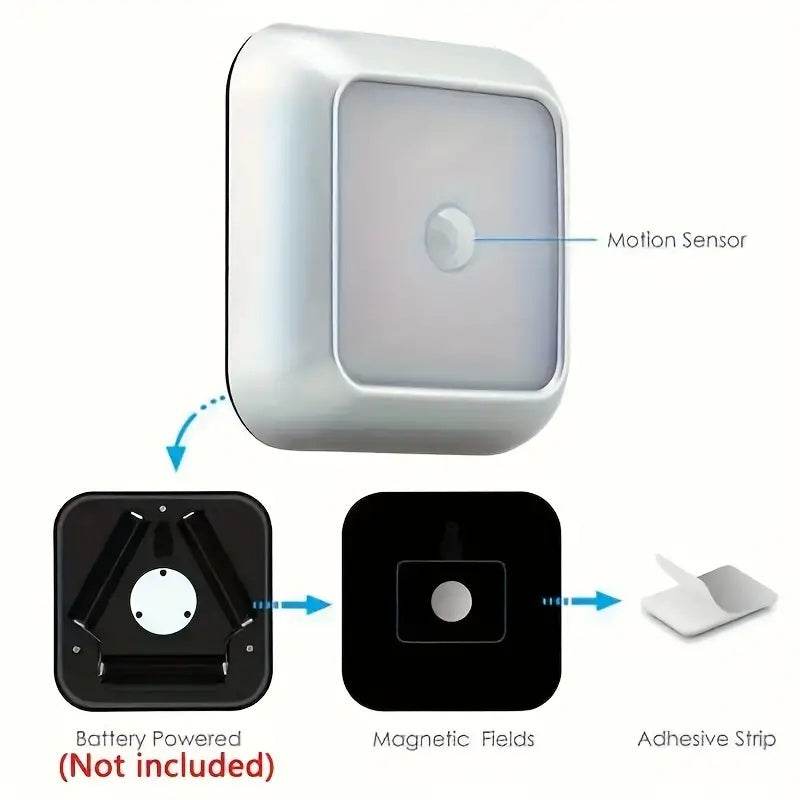 6 Pcs Induction Cabinet Night Light Motion Sensor - www.Shopthatapp.com