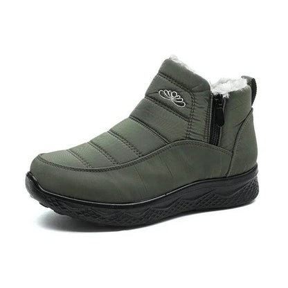 Winter Women's Cotton-padded Thick fleece lined Ankle Snow Boots - www.Shopthatapp.com