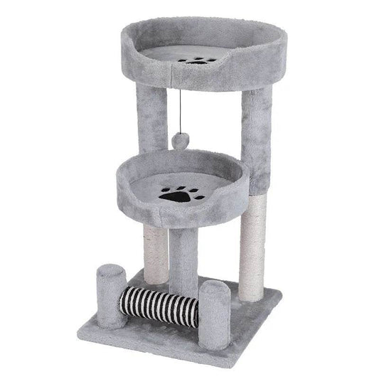 Cat Litter, Cat Tree, All-season General Purpose, Sisal Grinding Claw Toy Cat Supplies - www.Shopthatapp.com