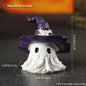 Resin Decoration Halloween Wizard Hat Ghost Ornaments - www.Shopthatapp.com