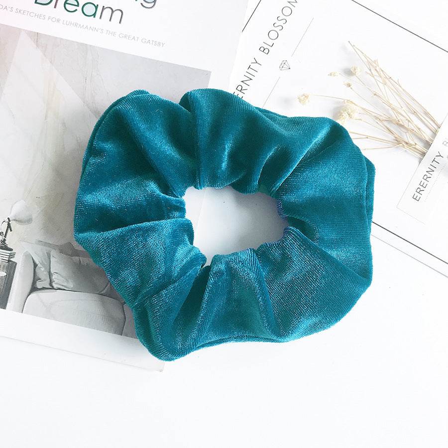 Fashion Velvet Scrunchies for Hair Ponytail Holder - www.Shopthatapp.com