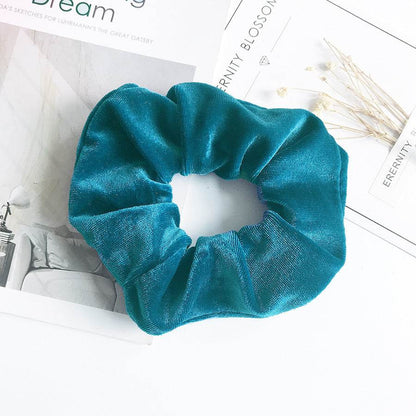 Fashion Velvet Scrunchies for Hair Ponytail Holder - www.Shopthatapp.com