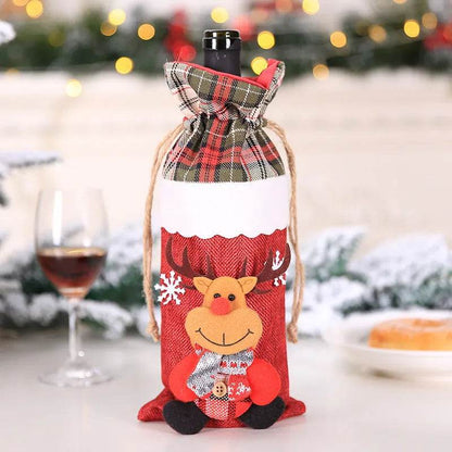 Christmas Decorations Christmas Wine Bottle Socks - www.Shopthatapp.com