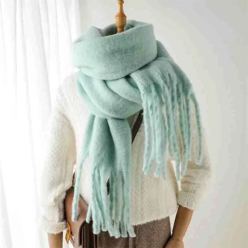 Women's Winter Scarf Cashmere Warm Soft Shawl - www.Shopthatapp.com