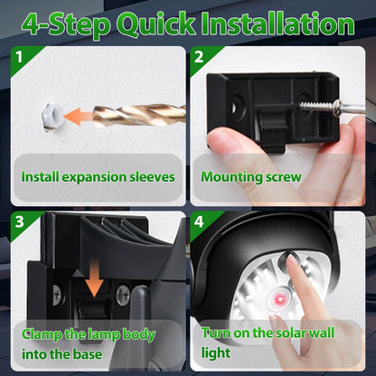 Outdoor Courtyard Human Sensing Solar Light - www.Shopthatapp.com