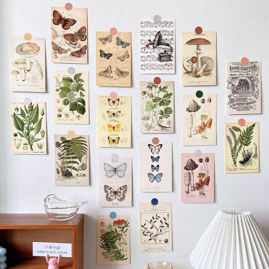 Forest Plant Series Decorative Card Wall Bedroom Postcard Wall Sticker Decoration Decorative Card - www.Shopthatapp.com